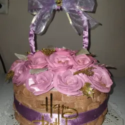 Cesta comestible 💜💖