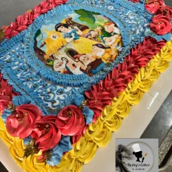 Pastel tematica de Blanca Nieves