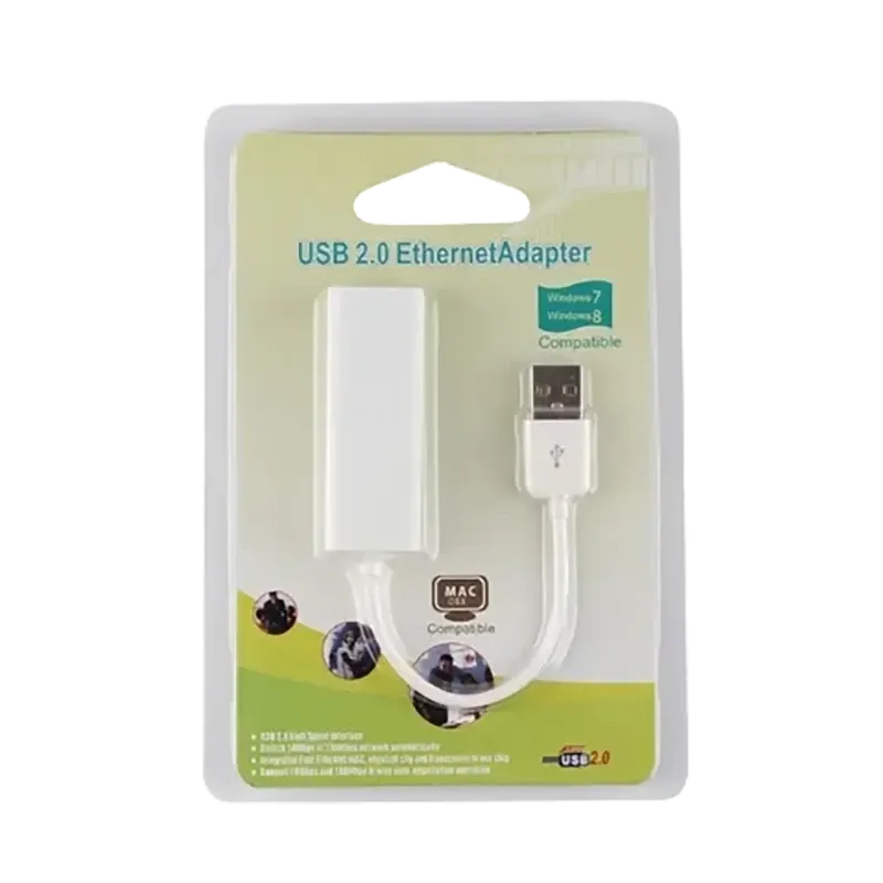 Adaptador USB a RJ45 Fast Ethernet 10/100 Mbps