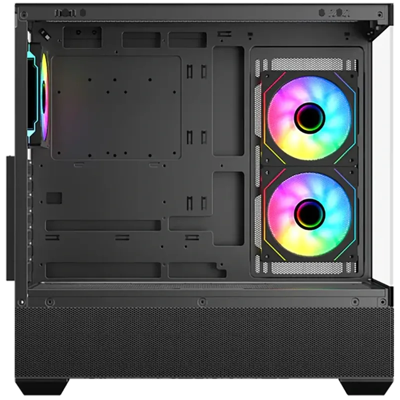 Chasis Gaming SAMA Neview SV02 Panorámico 270° ARGB con 3 Ventiladores