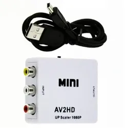 Convertidor AV (RCA) a HDMI 1080p Unidireccional