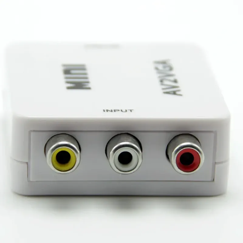 Convertidor AV (RCA) a VGA + Audio 1080p Unidireccional