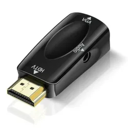 Convertidor HDMI a VGA + Audio 1080p Unidireccional
