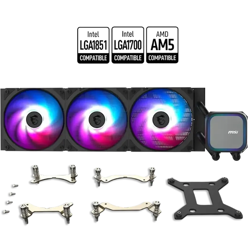 MSI MAG CoreLiquid A13 360 | Enfriamiento líquido CPU 360mm ARGB