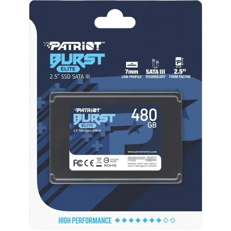 SSD Patriot Burst Elite 480GB 2.5" SATA III