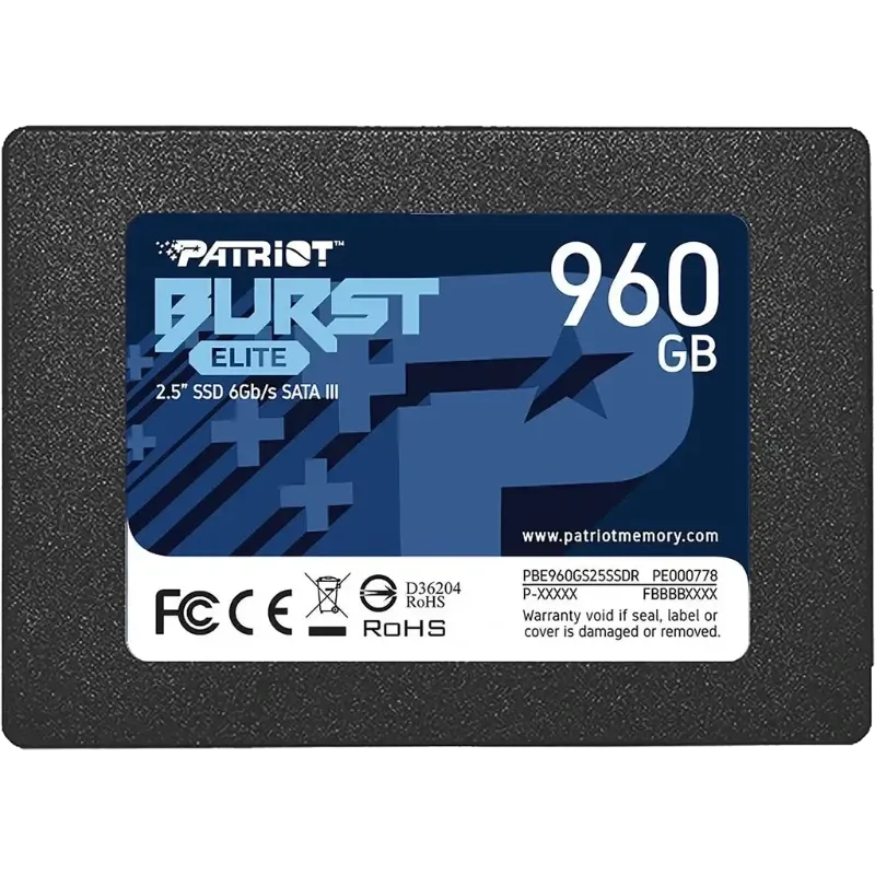 SSD Patriot Burst Elite 960GB 2.5" SATA III
