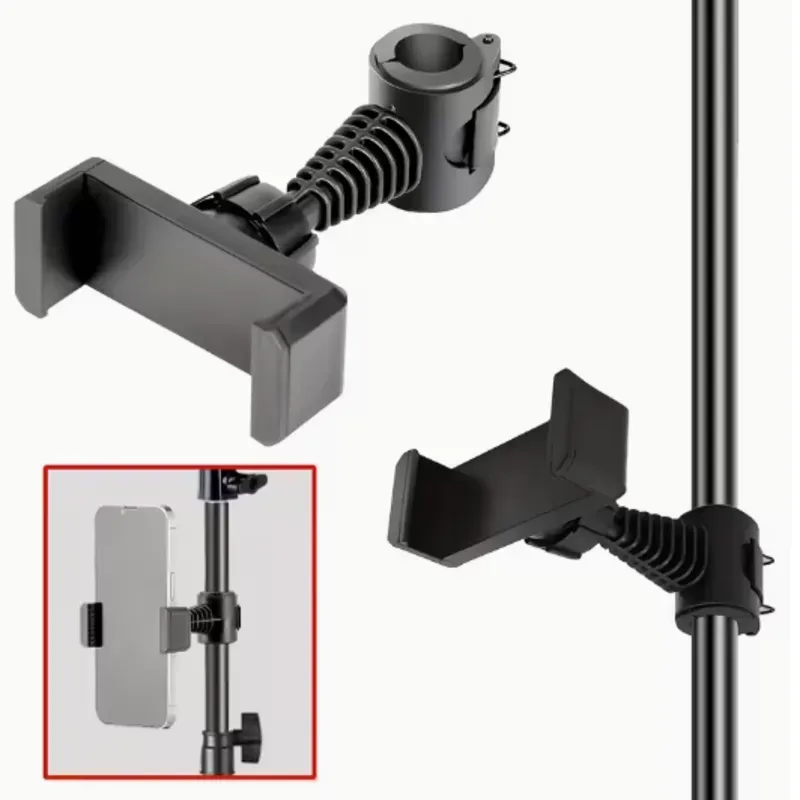 Accesorio universal para teléfono móvil y trípode, puede rotar 360 grados,