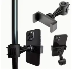 Accesorio universal para teléfono móvil y trípode, puede rotar 360 grados,