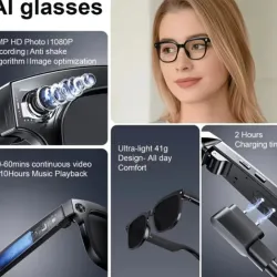 Gafas Inteligentes con Cámara y Traducción