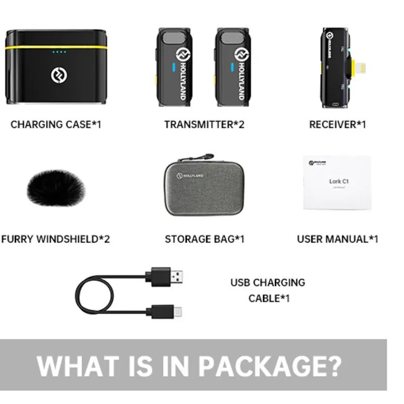 Micrófonos Inalámbricos Hollyland Lark C1