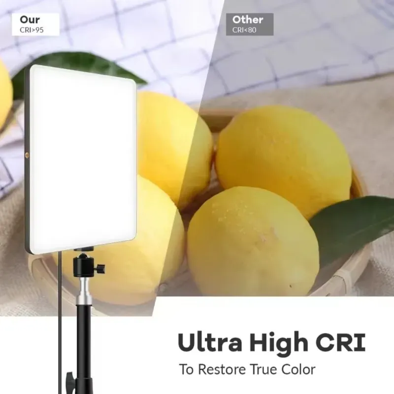 Panel de Luz LED 11” Profesional con Trípode 1.6m | Iluminación Ajustable 2700K–6500K para Fotografía y Video