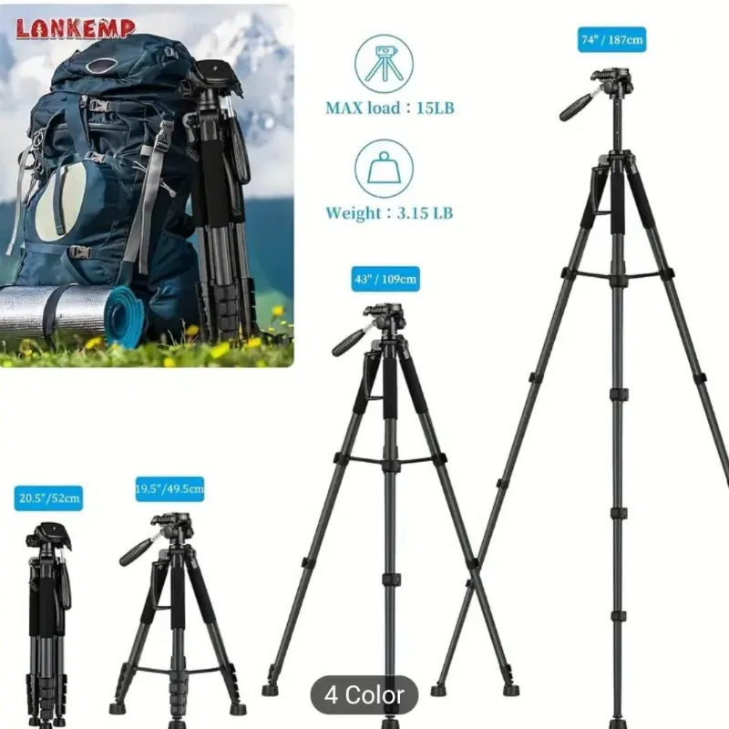  Trípode LANKEMP de Aluminio, Soporte Profesional Resistente