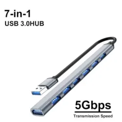 USB de 7 puertos 3.0