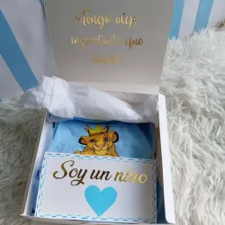 Caja para revelación de sexo 
