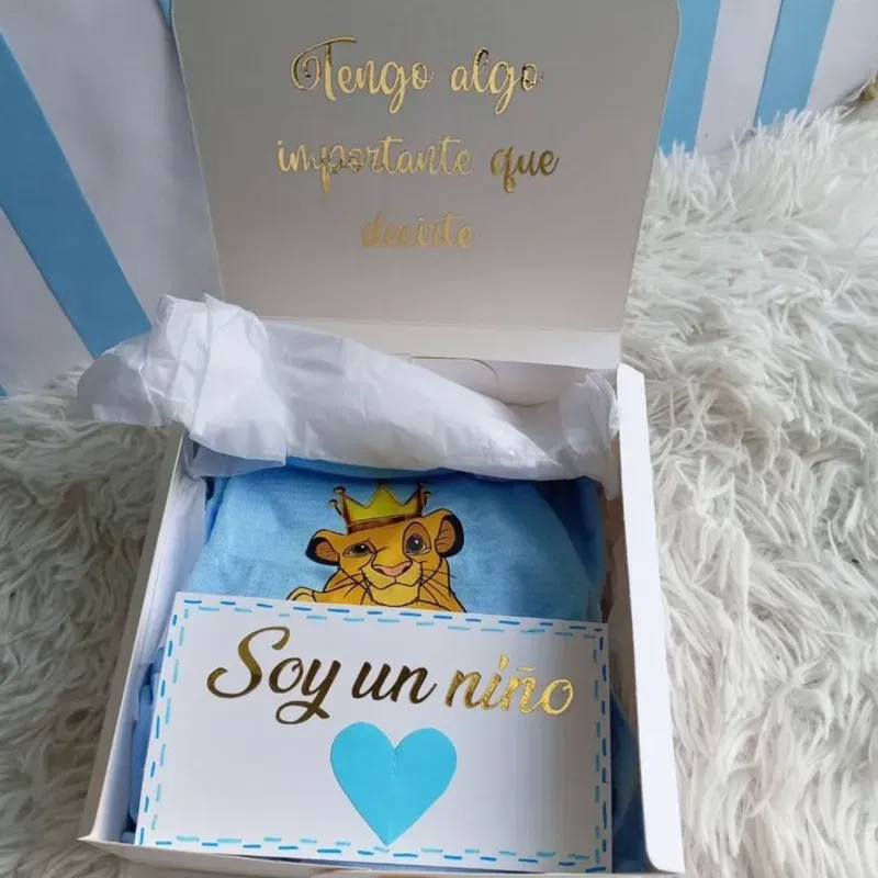 Caja para revelación de sexo 
