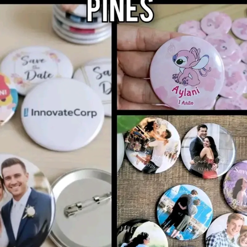 Pin metálico