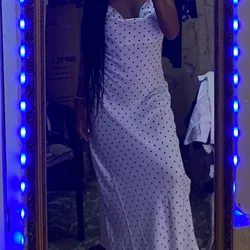 Vestido largo polka Dots