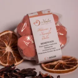 Jabón de Naranja Dulce e Hibiscus 