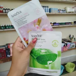 Mascarilla facial de velo 