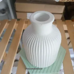 Florero o porta vela de resina