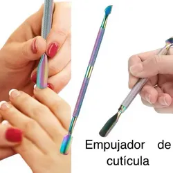 Empujador de cutícula camaleón 