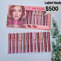 Labiales en tonos nude 