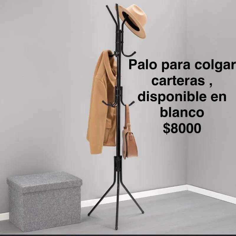 Palo para colgar carteras 