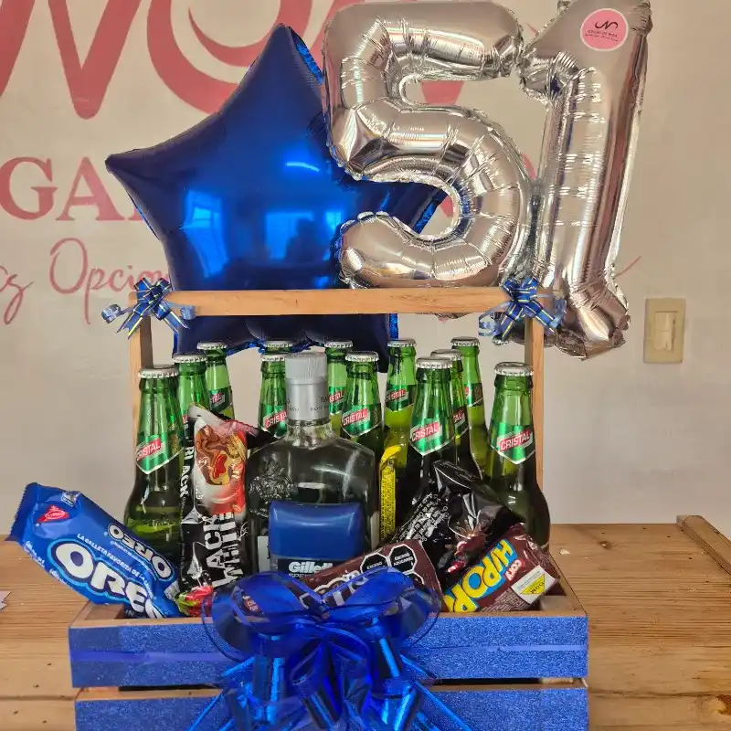 Caja con cerveza