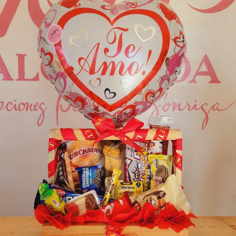 Caja con chuches