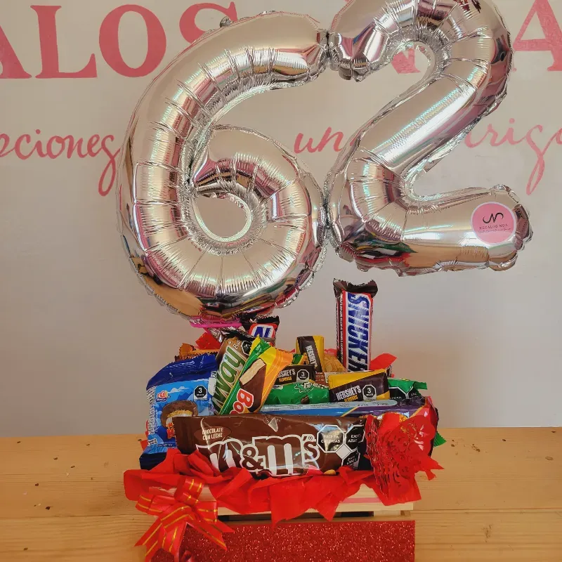 Caja de regalo con edad 