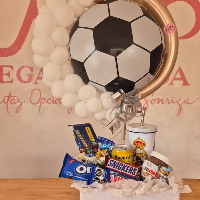 Caja tematica de futbol 