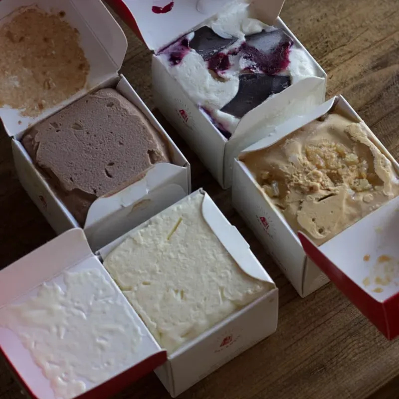 Cajas de helado 