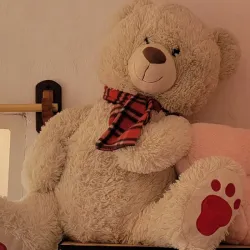 Oso con bufanda