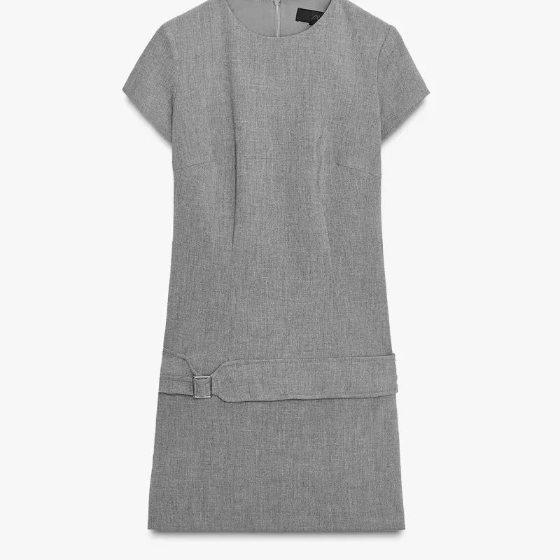 Vestido Cinturón Zara