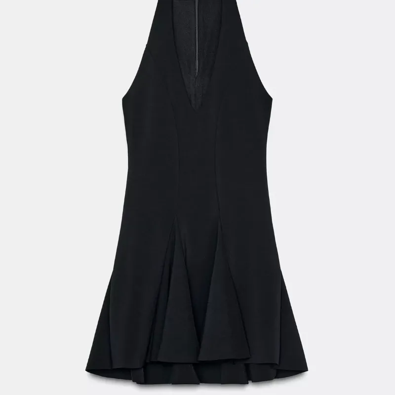 Vestido Godets Zara
