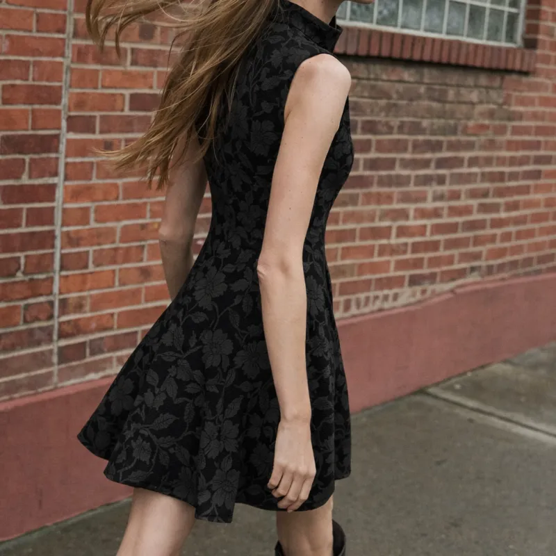 Vestido Jacquard Zara