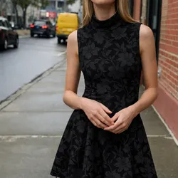 Vestido Jacquard Zara