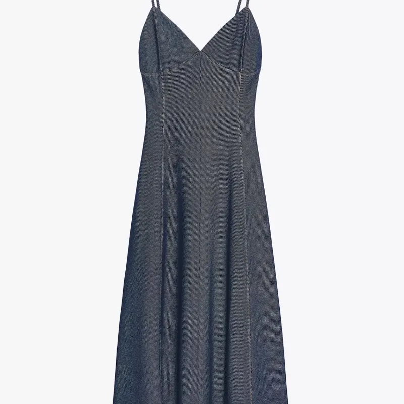 Vestido Pespuntes Zara