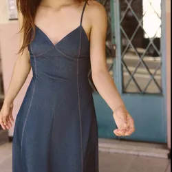 Vestido Pespuntes Zara