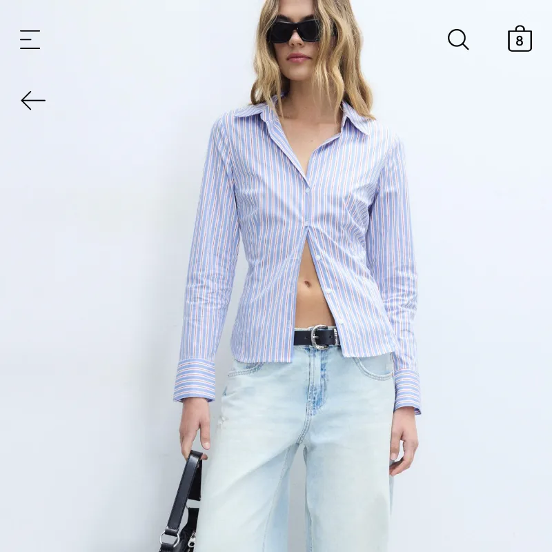 Camisa Rayas Stradivarius