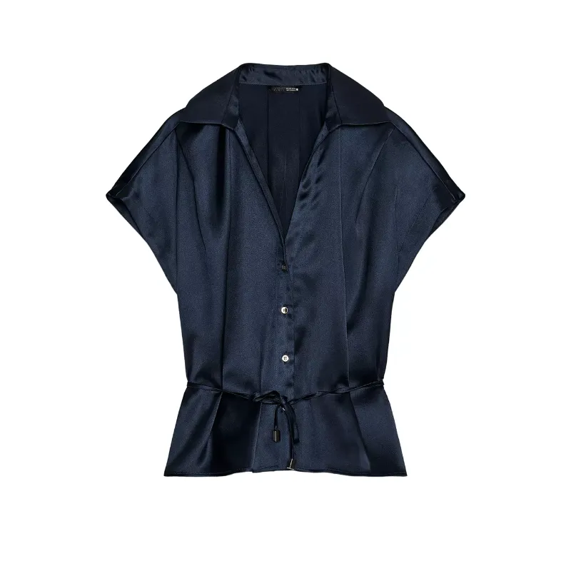 Camisa Satinada Zara