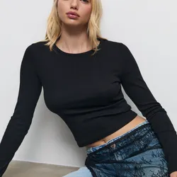 Camiseta manga larga Stradivarius