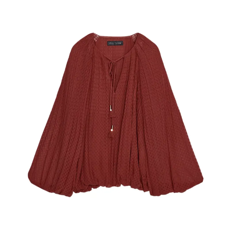 Conjunto plisado Zara