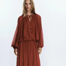 Conjunto plisado Zara