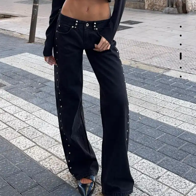 Jeans Baggy Estrellas Bershka