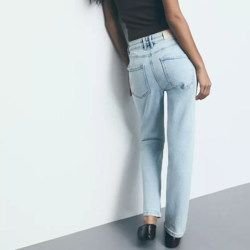 Jeans mom slim Stradivarius