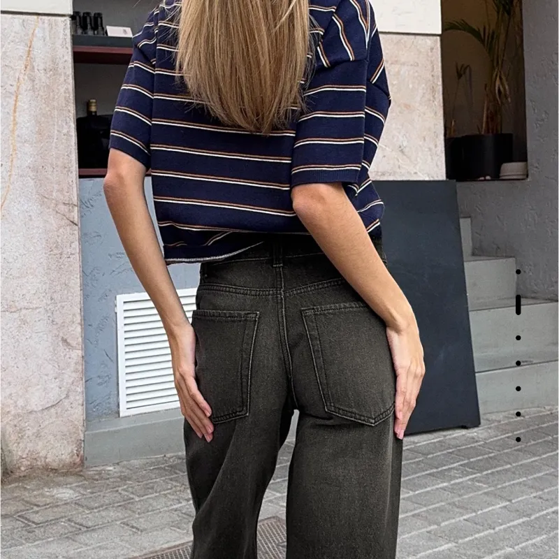 Jeans wide leg Bershka