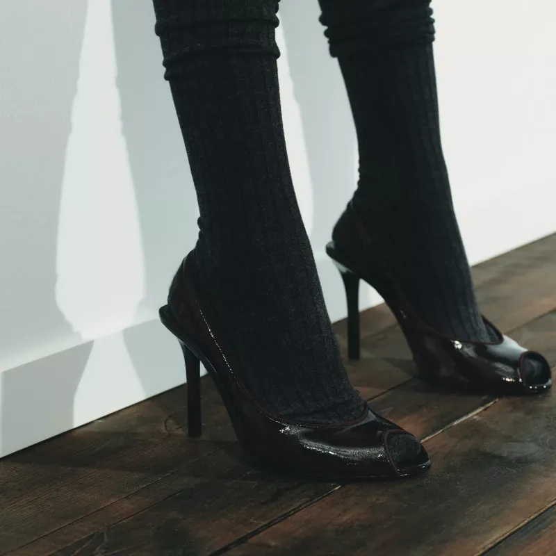 Sandalias tacón apertura  Zara