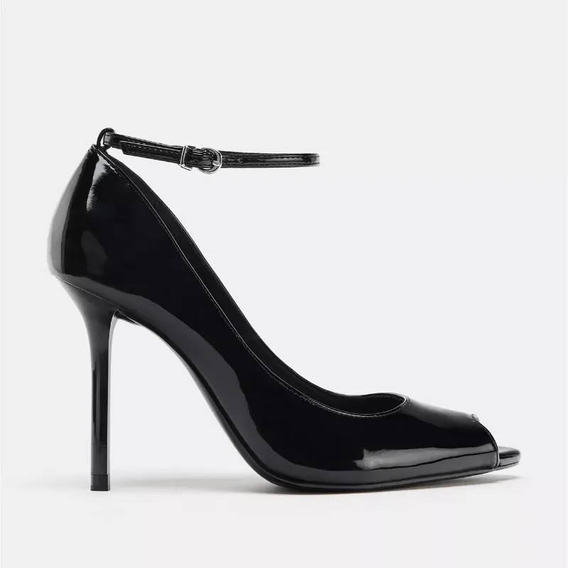 Sandalias tacón apertura Zara