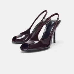 Sandalias tacón apertura  Zara